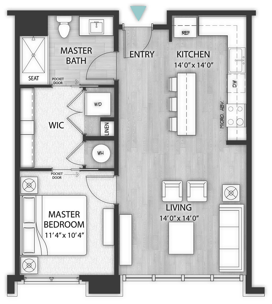 1 Bedroom | 1 Bath